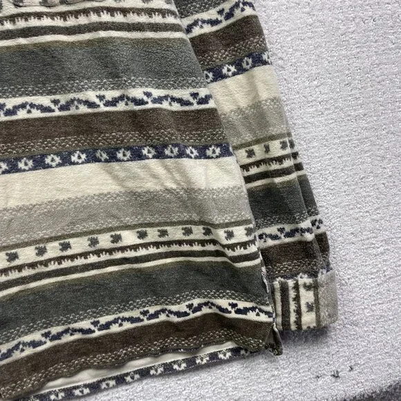 VTG Private member Heavy Button-Down Over Shirt L Aztec Southwest Pattern Retro - Picture 4 of 16